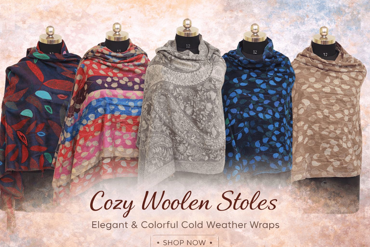 Boiled Wool Stoles Collection